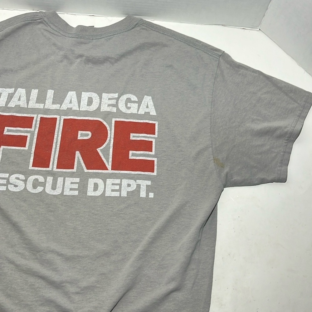 Gildan Gray Short Sleeve Tee Classic Crew Neck - Picture 7 of 9